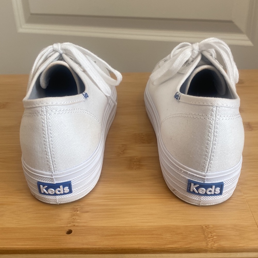 Ked’s Triple Kick White Canvas Sneaker Size 8 - Picture 8 of 15